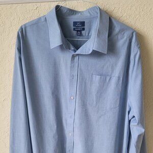 George 3XL (54-56) Men's Dress Shirt. Button Front. Classic Fit.
